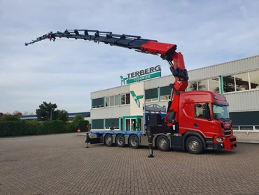Truck-mounted cranes...